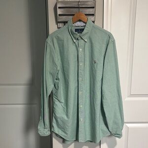 Ralph Lauren Green Button-Down Shirt